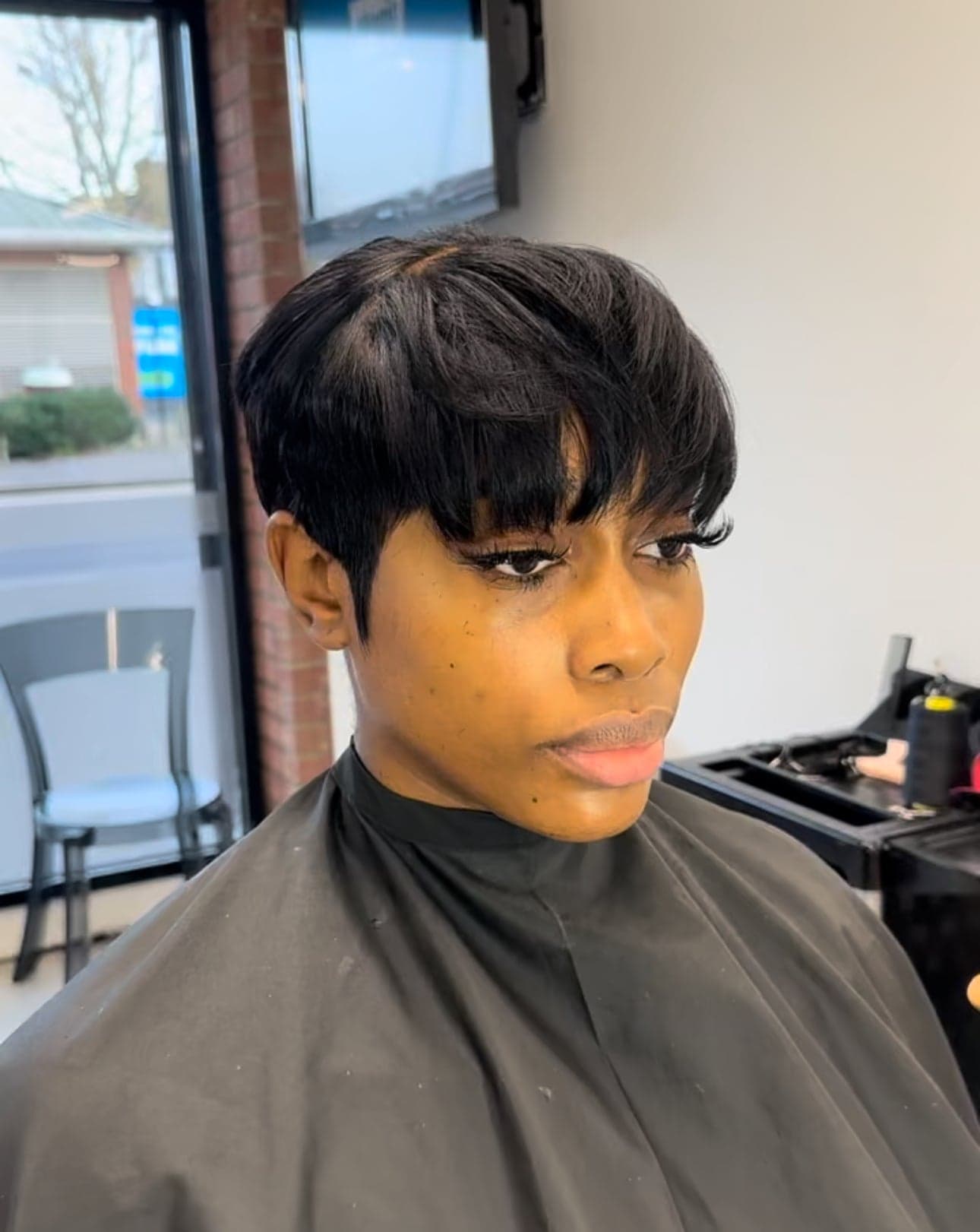 Custom pixie wig